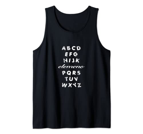 Funny Alphabet Tees: Awesome Teacher Camiseta Camiseta sin Mangas