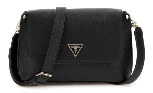 Sac bandoulière GUESS Meridian II noir à rabat pour femme