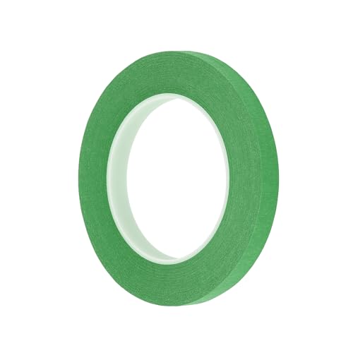 Image of 1 Pc Painters Tape Masking Master Tape Easy Removal Green 5000x1.2x0.01cm / 54.68 Yards x 0.47 Inches x 140um