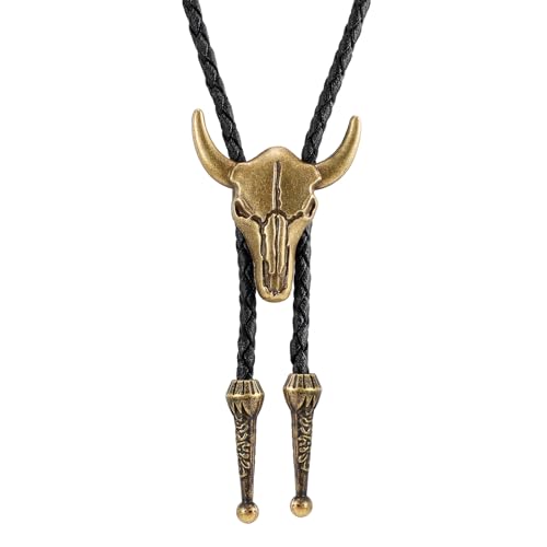 Image of Bolo Tie for Women Men, Western Bolo Tie Rodeo Cowgirl Cowboy Tie Bolo Ties Cowboy Accessories for Men Women