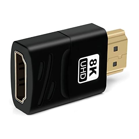 HDMI Coupler 8K, AIYEEN HDMI Extender Male to Female Coupler Connector Extender for HDTV, PC, Monitor Cover