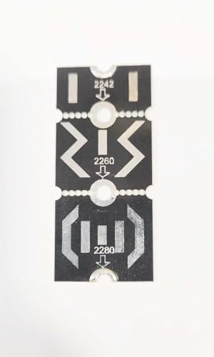 Image of M2 NGFF NVME for M.2 Extended Transfer Card 2242 2260 to 2280 Aircraft M2 Change Long Size NVME NGFF for M.2 SSD Ad 2242 to 2280 Adapter Computer Internal Components (EX2242-2260-2280)