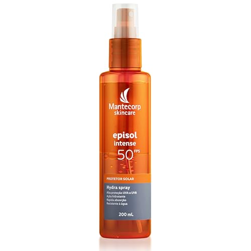 Protetor Solar Facial Episol Mantecorp Skincare FPS 50 4 MANTECORP - Protetor Solar Bifásico Episol Intense Hydra Spray FP...