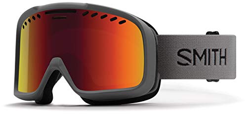 Smith Optics Project Medium Mens Snow Goggles (Charcoal/Red Sol-X Mirror)