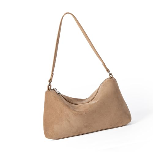 Women Bag Korean Styles Shoulder Bag Top Handle Bag Retro Armpit Bag Handbag Commuting Bag Solid Color Underarm Bag - Main Image