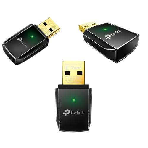 TP-Link Archer T2U V1 AC600 Wireless Dual Band USB Adapter, 2.4GHz 150Mbps/5Ghz 433Mbps, WiFi Dongle, Mini Size, Supports Windows (XP/7/8/8.1/10), Mac OS (10.7-10.13) by TP-Link - Used condition - Image 2