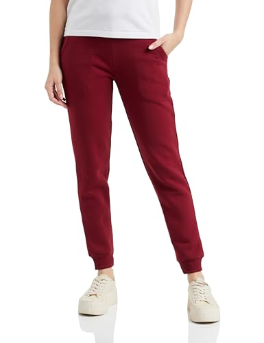 Image of Amazon Brand - Symbol Women Jogger Track Pants | Ankle Length | Regular Fit | Fleece (Available in Plus Sizes)