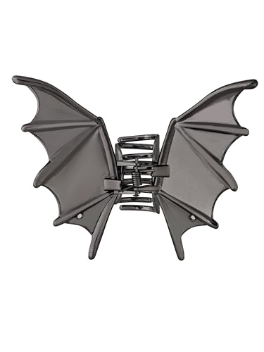 Pince à cheveux aile chauve-souris noire accessoire coiffure gothique et pince crabe fantaisie