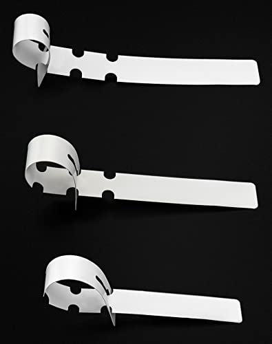 QWORK® Opakowanie 300 tagów na rośliny ogrodowe, plastikowe etykiety na rośliny 21x2 cm, odporne na warunki atmosferyczne, regulowane do użytku na zewnątrz, białe