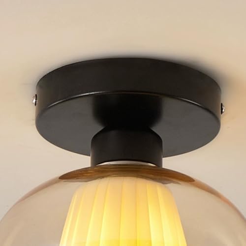Plafón de techo para pasillo y sala de estar pequeña de estilo retro 5