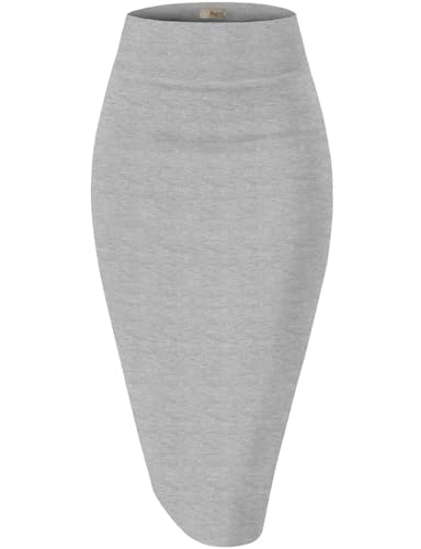 Hybrid & Company Women's Premium Nylon Ponte Stretch High Waist