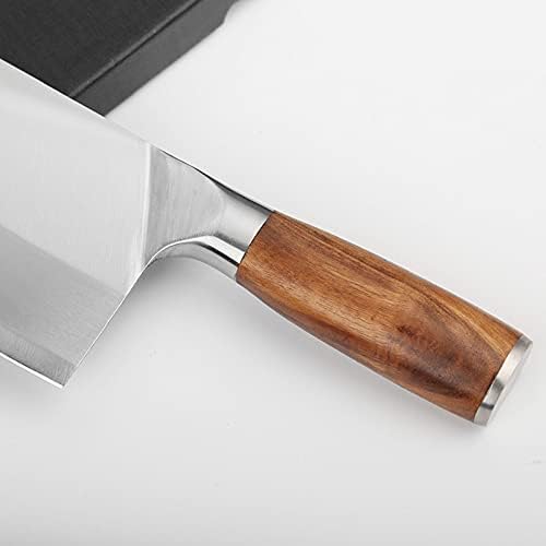 Meat Cleaver, 8 Inch 4Cr14MoV Stainless Steel Chinese Chef Knife