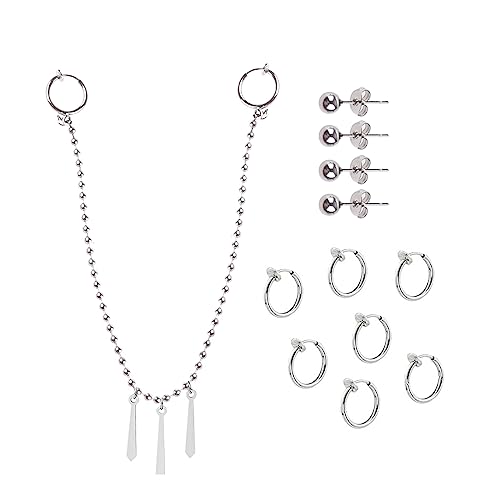 Nawwgy Anime Horimiya Miyamura Izumi Earrings Lip for Steel Cosplay Fashion Jewelry Gifts for Girlfriends,