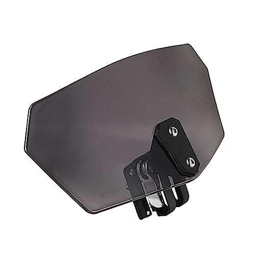 Déflecteur de vent pour moto avec bulle aérodynamique anti-turbulence