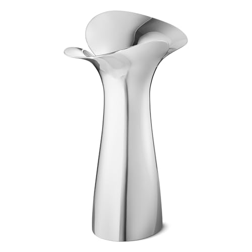 Vase Bloom Botanica Georg Jensen moyen en acier poli miroir au design scandinave - 5