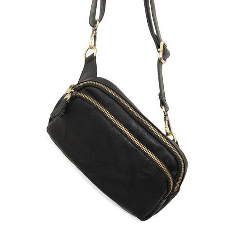 Image of Joy Susan Womens Fashion Purse Kylie Double Zip Sling Belt Bag