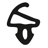 Veka-Fenster Fensterdichtung für Kunststofffenster und Türen Lippendichtung R-1746 schwarz