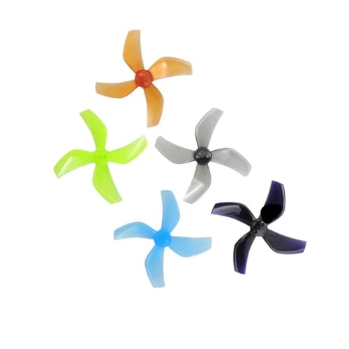 Hélices 2 pouces D51-2020 anti vibration pour micro drone FPV canalisé 4 pales