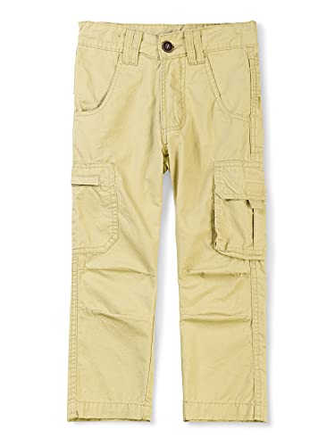 Boys Cargo Pants,Kids Youth Combat Army Camping Outdoor Camo Slacks Trousers with 6 Pocket Khaki Tag 170 CM-US 11-12 Years