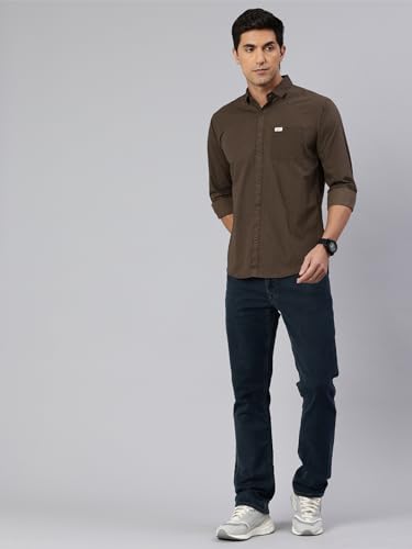 Image of Majestic Man Custom Geometric Printed Pure Cotton Slim Fit Casual Shirt