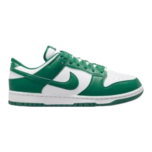 Nike Herren Nike Dunk Low Retro, Weiß/Malachit, 10.5