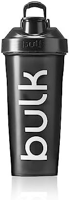 Bulk Iconic Protein Shaker Flasche, Eiweiß Shaker, Metallischem Schwarz, 750 ml