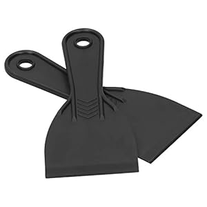 2-teiliges 3D-Drucker-Spatel-Werkzeug SLA Lichtempfindliches Harz-Heißbettschaufel-Zubehör 3-Zoll-Harzschaber-Set Perfekt für 3D-Druck und Blasenentfernung