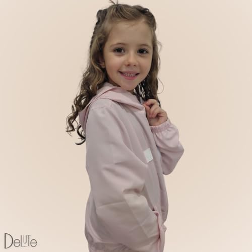 Jaqueta Corta Vento Masculino e Femenino Infantil Resistente á Água Ultra Leve sem Forro com Capuz e