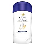Dove Original Desodorante Antitranspirante en Barra, desodorante para mujer con 1/4 de crema humectante y 72 horas de...