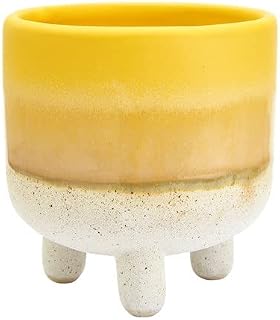 Sass & Belle Mojave Glaze Yellow Planter