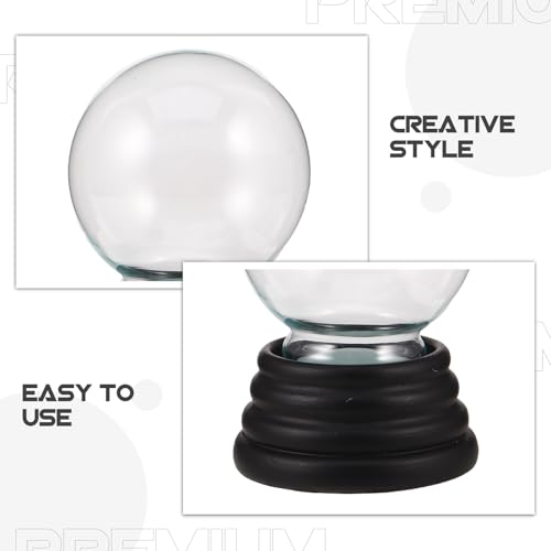 Cúpula de vidrio de 55mm para bolas de nieve DIY DOITOOL 4