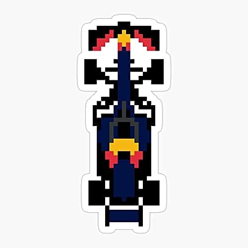 Decal Art Racing Formula Blue Pixel Redbull 1 F1 - Sticker Graphic - Vinyl Waterproof Sticker Car Laptop Wall Window Bumper Sticker