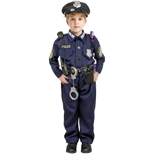 Disfraz de policía para niños y niñas miniatura 5