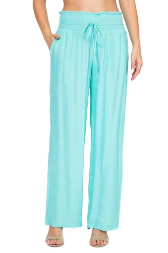 Mojito Women's Casual Resort Wear Drawstring Palazzo Pant2
