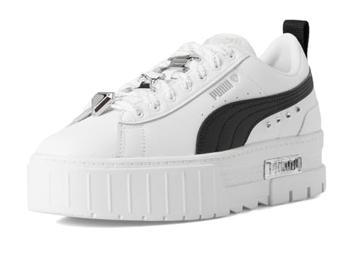 Image of PUMA Womens Mayze Flawless Lace Up Platform Sneakers Shoes Casual