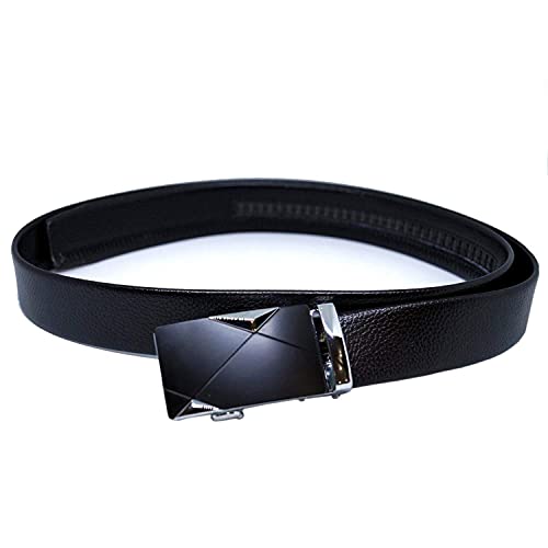Image of Men Black P.U Leather Belt For Casual And Partyware Designe-5