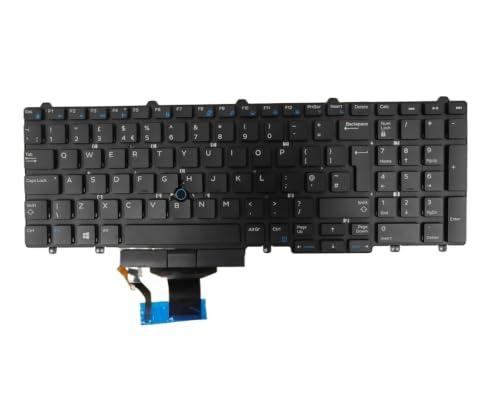 Clavier rétroéclairé Britannique Latitude E5570 5550 Precision 3510 3520 7510