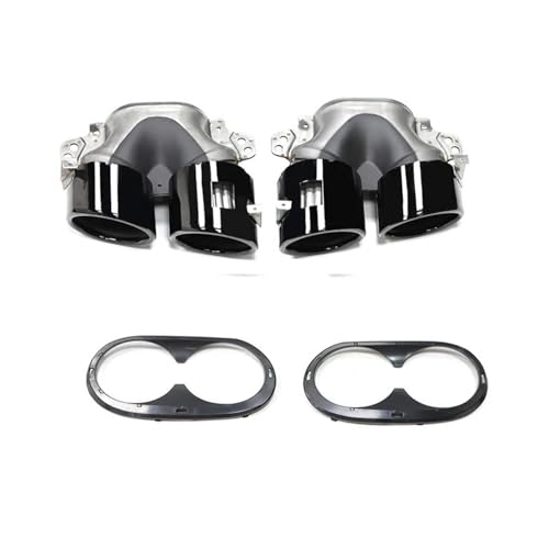 �G�L�]�[�X�g�p�C�v �ɓK������ W177 A35 C118 CLA35 X247 GLB35 A45S�p 2020�N�ȍ~�p ���A�o���p�[�}�t���[ �r�C�`�b�v �p�C�v�m�Y�� �ԗp�}�t���[�J�b�^�[(Black Set A)