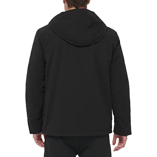 DKNY Mens Performance Tech Hooded Modern Storm Coat4