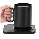 Shelina Coffee Mug Warmer,Beverage Warmer ,Electric for Office Home Use,Smart with Three Temperature Settings(Cup Not Included)