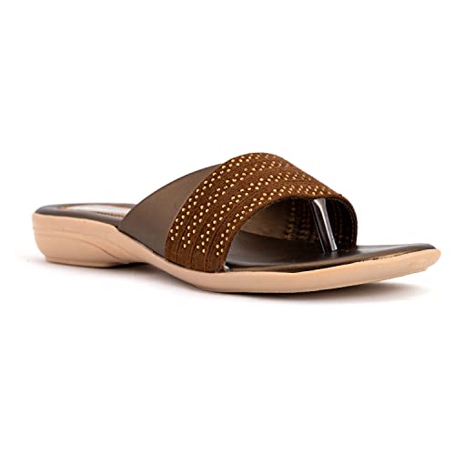 Image of Khadim's Synthetic Beige Slip-On Heels For Women