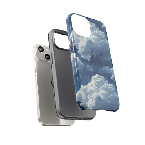 Coque iPhone 14 rigide bleue pour éviter les rayures au quotidien