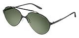 Carrera 124/S DJ 003 Gafas de Sol, Negro (Matt Black/Green), 58 Unisex-Adulto
