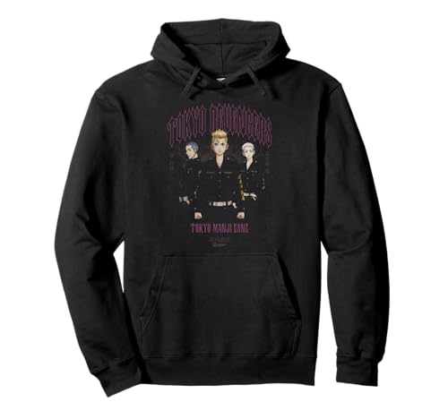 Tokyo Revengers Tokyo Manji Gang Gothic Text Anime Sudadera con Capucha