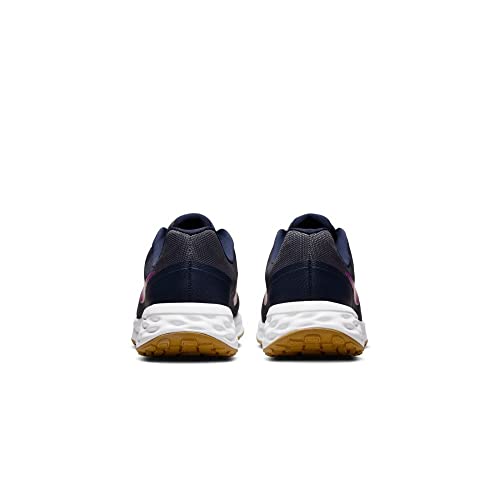 Image of Nike Mens Revolution 6 Nn Anthracite /Vivid Purple-Blackened Blue Running Shoe - 7 UK (8 US) (DC3728-011)