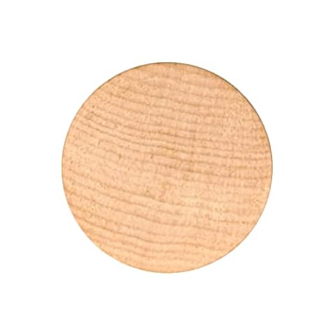 Blank Wooden Nickels, Natural Wood Finish - Set of 50 Cover
