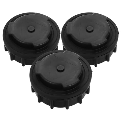 Tapones para cubos de basura de plástico negro pasadores de repuesto para contenedores exteriores