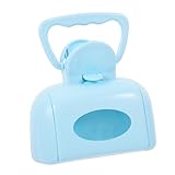 WEKADRIN Raccoglitore Feci Cane Grande Portatile in ABS Robusto con Contenitore Sacchetti Escrementi Cani Resistente e Riutilizzabile per Passeggiate e Viaggi all Aperto