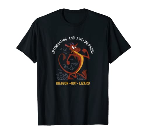 Disney Mulan Mushu Dragon Not Lizard Portrait Camiseta