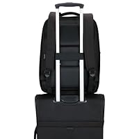 Samsonite Securipak - Reise-Rucksack erweiterbar 15.6 Zoll, 45 cm, 25.5/30 L, Schwarz (Black Steel) – Ansicht 7